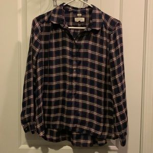 Plaid long sleeve